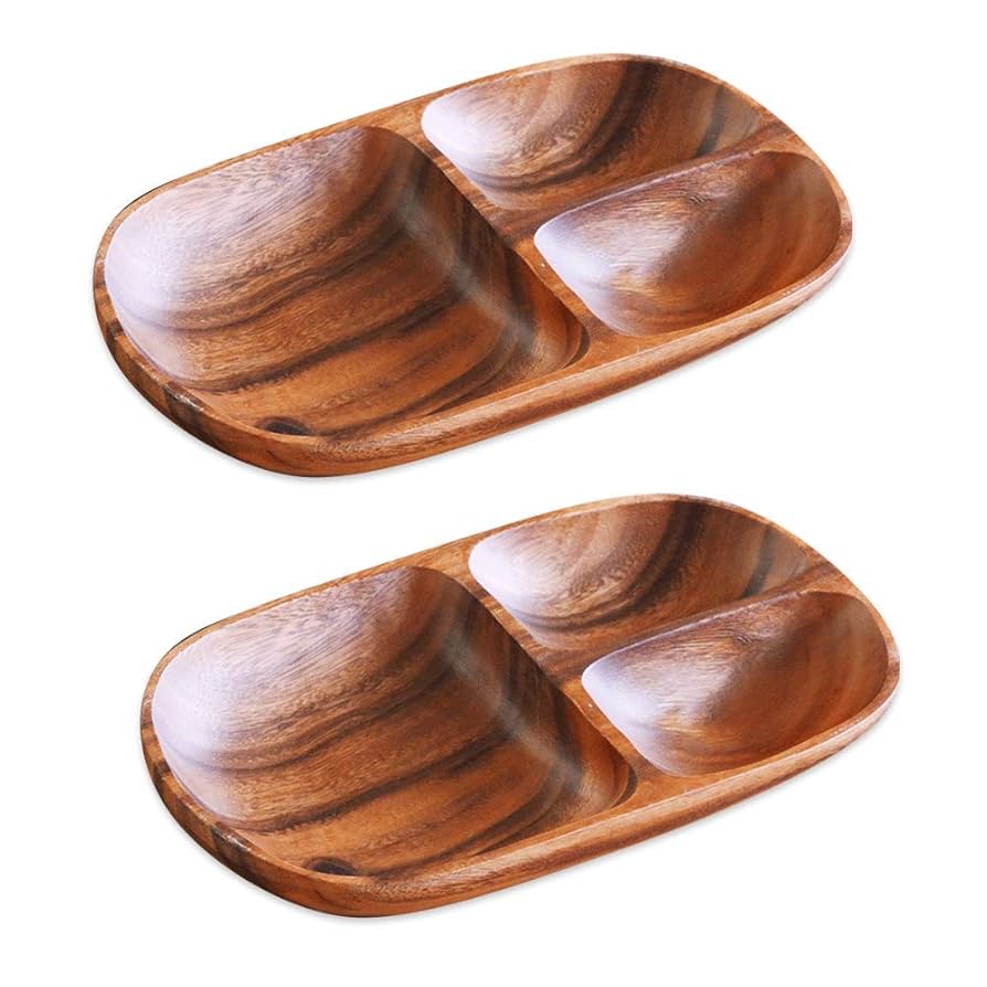 Amazon | アカシア食器 ワンプレート（2枚セット） 食器 皿